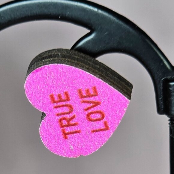 Heart & Envelope Shaped Wooden Earrings Set (NWOT) - Picture 5 of 6